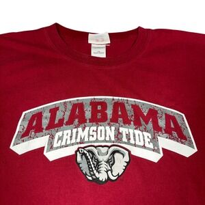VTG 90s Alabama Crimson Tide T Shirt Mens XXL Red Dodger Elephant NCAA Football